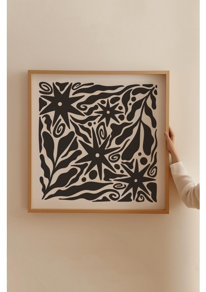 Ahşap Çerçeveli Mdf Kare Tek Tablo (Kendi Tablo Setinizi Oluşturacağınız Liste) TX1012 23 x 23 fırsatları