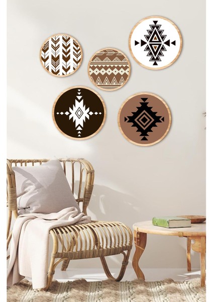 Dekorize Mdf 5 Parça Çerçeve Görünümlü Tablo Set 5012 50 x 70 fırsatları