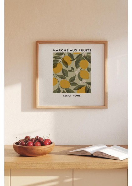 Ahşap Çerçeveli Mdf Kare Tek Tablo (Kendi Tablo Setinizi Oluşturacağınız Liste) MUTFAK02 23 x 23 Çerçeveli TX1182 modelleri