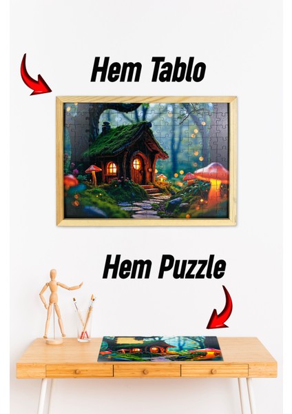 Ahşap Çerçeveli Puzzle - Tablo Hthp - 001 23 x 32
