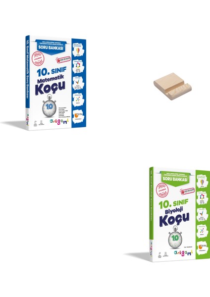 Origami 10. Sınıf Matematik ve Biyoloji Soru Bankası + Telefon Standı