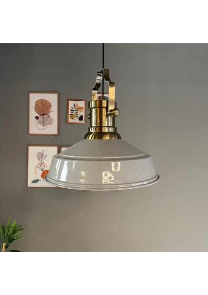 Carmelo Gri Renk Asaletli Tekli Avize Silindir Eskitme Başlık Sarkıt Lamba Salon Aydınlatma modelleri