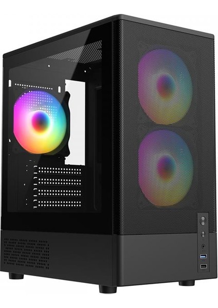 Frısby FC-8975B 550W 3X120 Rgb Fan Gaming Siyah Kasa