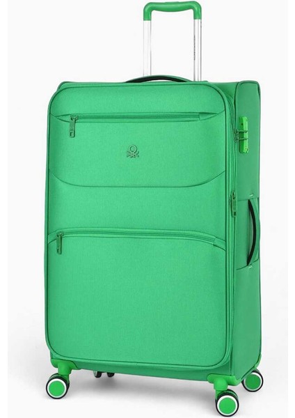 Logolu Kumaş Büyük Boy Valiz