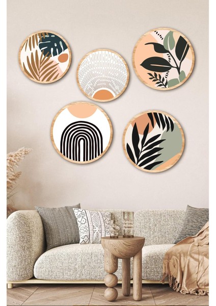 Dekorize Mdf 5 Parça Çerçeve Görünümlü Tablo Set 5011 50 x 70 modelleri