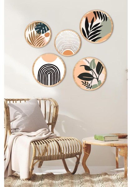 Dekorize Mdf 5 Parça Çerçeve Görünümlü Tablo Set 5011 50 x 70 fırsatları