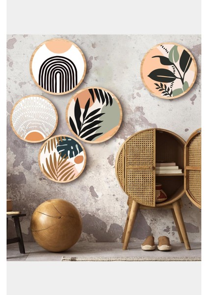 Dekorize Mdf 5 Parça Çerçeve Görünümlü Tablo Set 5011 50 x 70 indirimleri