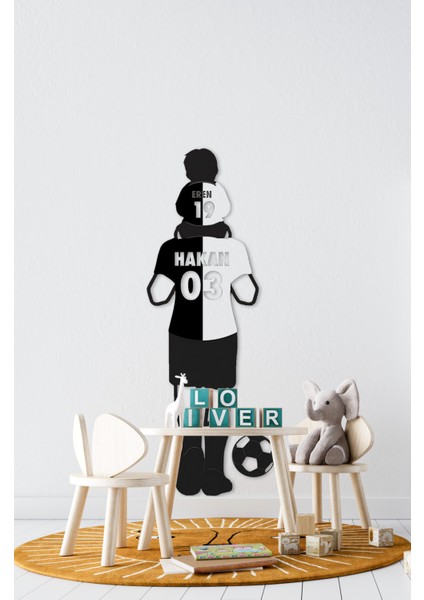 Baba Evlat Aynı Renkler 'gönül Verilen Renkler' Mdf Forma Tablo Siyah Beyaz 165 x 50 fiyatları