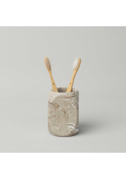 Grace 7,3X10,8 cm Diş Fırcalık Bej
