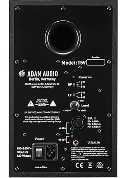Adam Audio T5V 5 Inç Aktif Monitör Hoparlör (Tek)