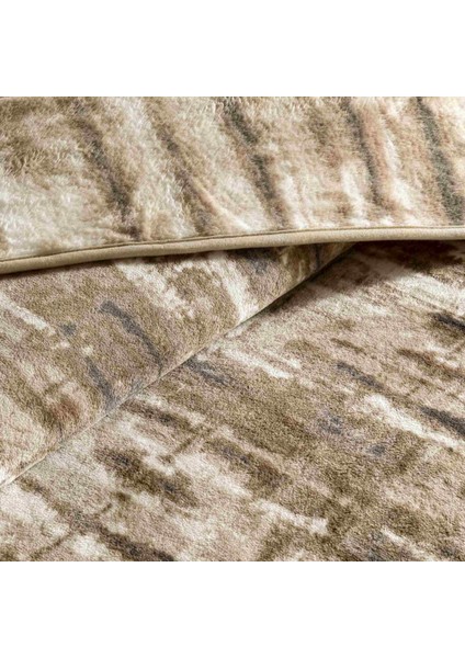 Liora Çift Kişilik Battaniye Kahverengi