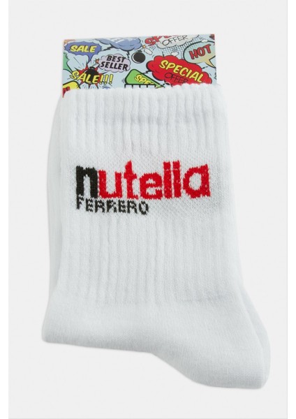 Depomix Çikolata Kolej Çorap 8X28-BEYAZ fiyatları