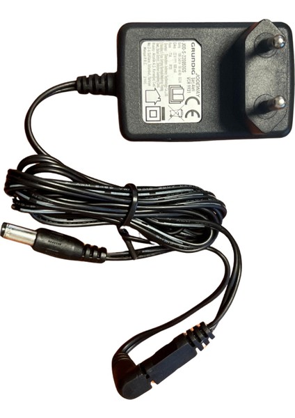 Fakir Grundig VCH9931 Beko Bosh Arçelik Orjinal 22 Volt 0.5A Dikey Süpürge Şarj Adaptörü Aleti