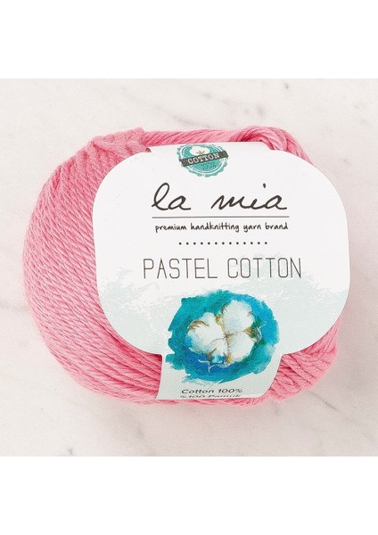 La Mia Pastel Cotton Pembe El Örgü Ipi - L184 - 33947