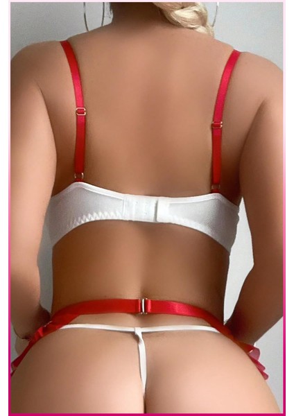 Beyaz Balenli Seksi Hizmetçi Kostüm modelleri