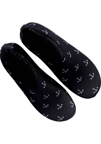 Black Anchor Çapalı Kaymaz Tabanlı Esnek Hafif Dayanıklı Erkek Havuz Plaj Deniz Ayakkabısı indirimleri