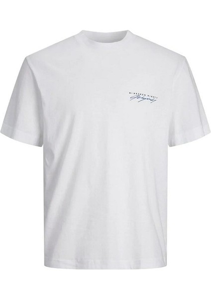 Jorpaısley Back Tee Ss Crew Neck Mc Beyaz Erkek T-Shirt 12235481-Brigh fırsatları