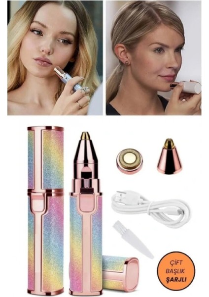 Simli 2'si 1 Arada Yüz Kaş Bıyık Epilatör indirimleri