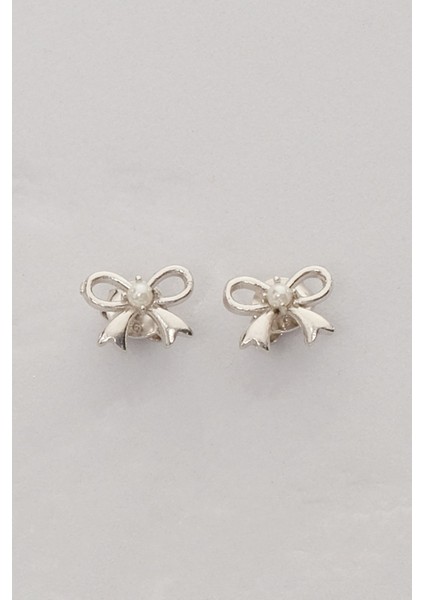 925 Ayar Gümüş Rodyumlu Incili Fiyonk Modeli Küpe SGTL12829RODAJ fırsatları