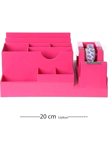 815 Pembe Masaüstü Organizer Kalemlik Seti modelleri
