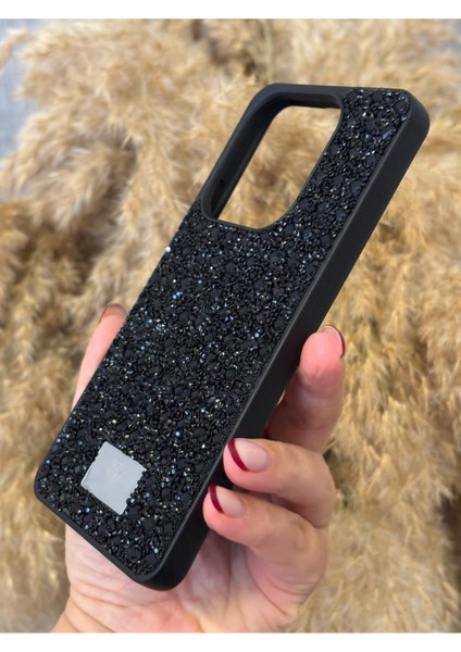 Infinix Hot 40I Uyumlu Kılıf Kamera Koruma Çıkıntılı Parlak Taşlı Şık Görünümlü Lüx Kapak modelleri