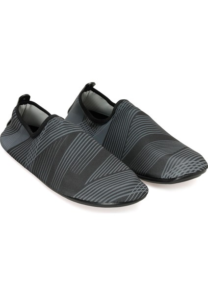 Lines Çizgi Desenli Kaymaz Tabanlı Esnek Hafif Dayanıklı Erkek Havuz Plaj Deniz Ayakkabısı fırsatları