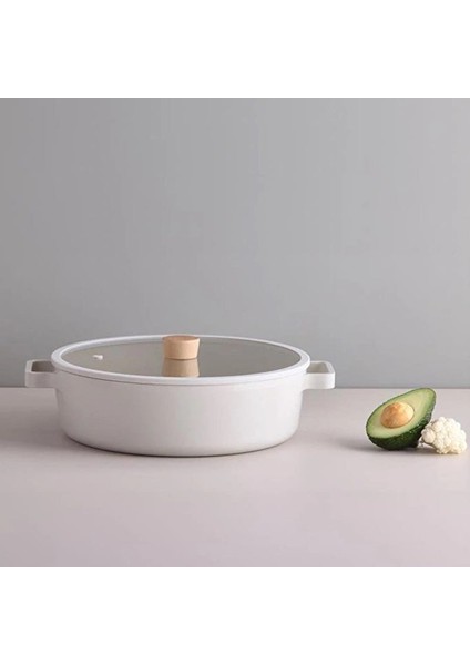 Fika Alüminyum Beji Cam Kapaklı Döküm Tencere 30 cm fiyatları