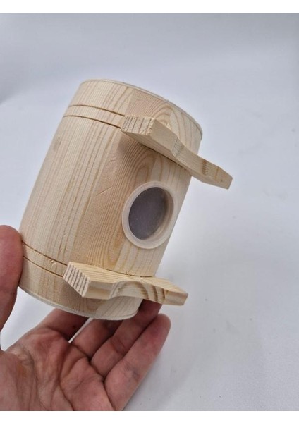 Ahşap Fıçı Şeklinde Kumbara (11 Cm) indirimleri