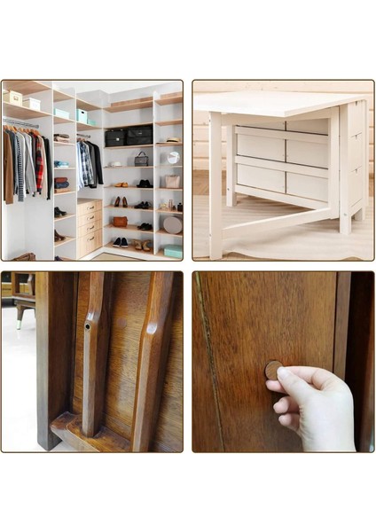 Pacific Yapışkanlı Yapıştırma Vida Tapası Lake Siyah 50 Adet Vida Kapatıcı (Tek Sayfa) fırsatları