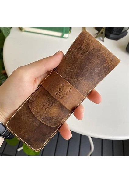 Modica® Zey - Natürel Hakiki Deri Kalemlik (Taba) modelleri