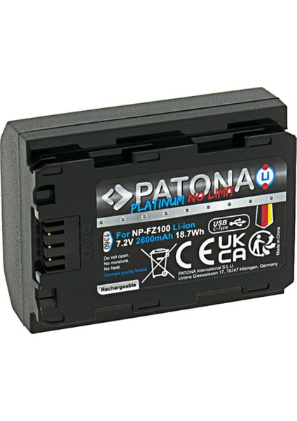 NP-FZ100 USB Sony Fotoğraf Makinesi Batarya (Type-C Girişli) indirimleri