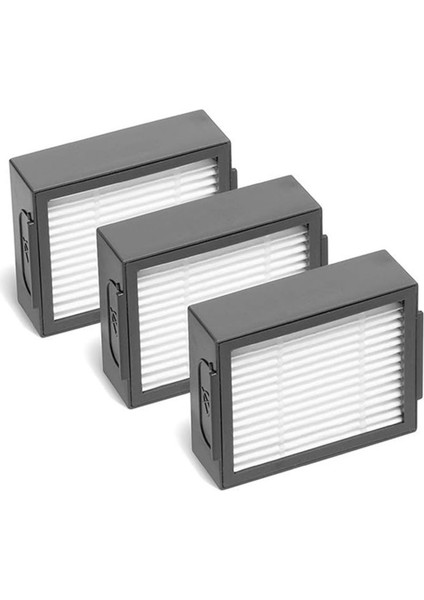 Irobot Roomba E & I Serisi I7+I3+I4+I6+I8+J7+/plus,e5 E6 E7 Için Hepa Filtre Yedek Seti-3 Adet