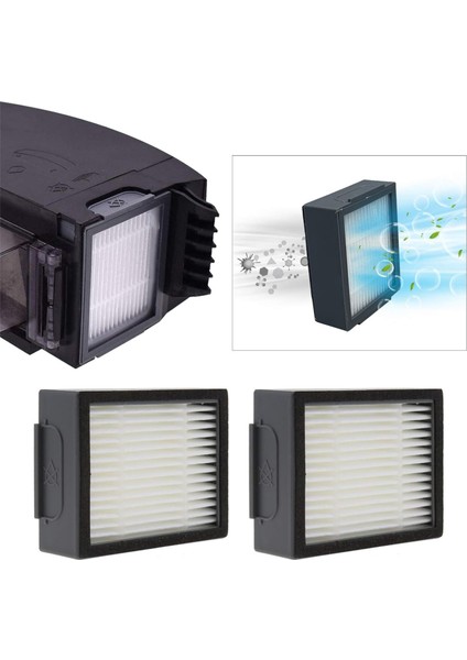 Irobot Roomba E & I Serisi I7+I3+I4+I6+I8+J7+/plus,e5 E6 E7 Için Hepa Filtre Yedek Seti-3 Adet