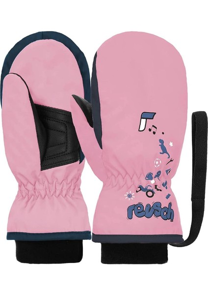 Mitten Çocuk Pembe Kayak Eldiveni
