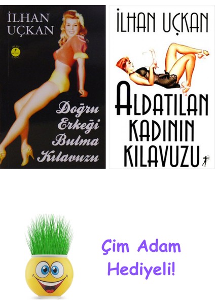 Ilhan Uçkan 2 Kitap Seti + Çim Adam Hediye