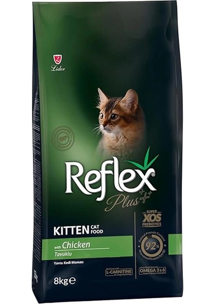 Plus Yavru 36/18 Tavuklu Kedi Maması 8 kg