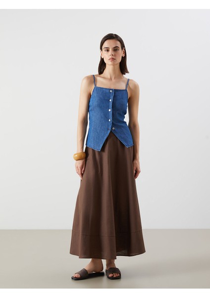 Yeni Sezon Kare Yaka Kadın Jean Yelek fiyatları