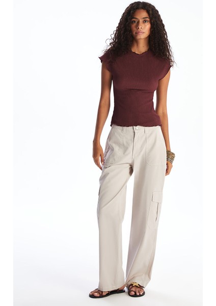 Yeni Sezon Dik Yaka Dokulu Kadın Body fiyatları