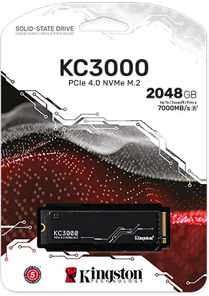 2 Tb Kıngston Pcıe 4.0 Nvme M.2 2280 7000/7000 SKC3000D/2048G fiyatları