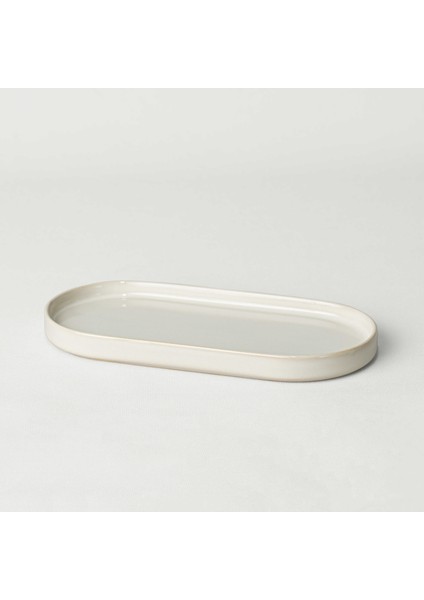 Trina Banyo Tepsisi 25X12X2 cm Krem