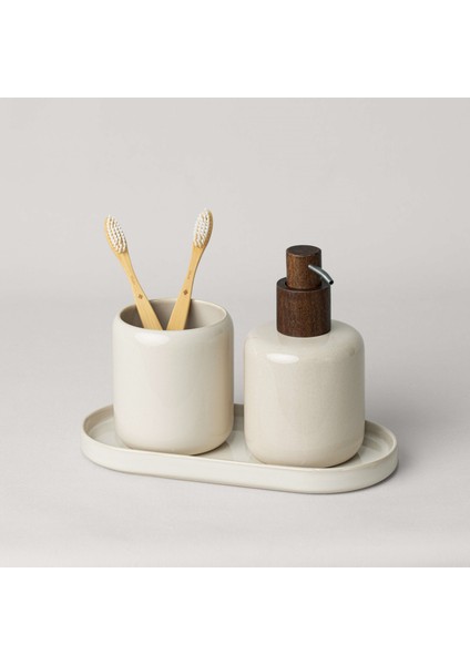 Trina Banyo Tepsisi 25X12X2 cm Krem fiyatları