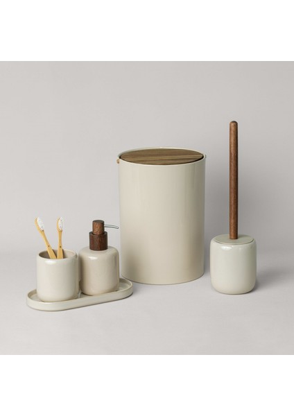 Trina Banyo Tepsisi 25X12X2 cm Krem modelleri