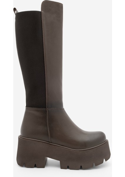 Kadın Kalın Dolgu Taban Günlük Çizme Ferlas modelleri