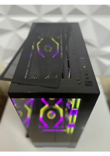 Artıst 7x Argb Kumandalı Fan USB 3.0 Atx Gaming Bilgisayar kasası siyah fiyatları