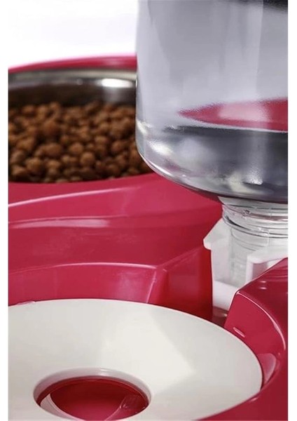 Hazneli Kedi-Köpek Mama ve Su Kabı Seti 500ML Gri fiyatları