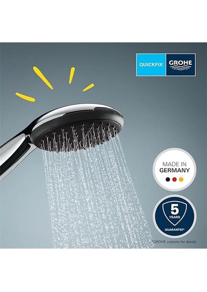 Vitalio Start 110 El Duşu, 3 Akışlı (Masaj, Yağmur & Jet), Smartswitch, 110MM Yuvarlak Duş fiyatları