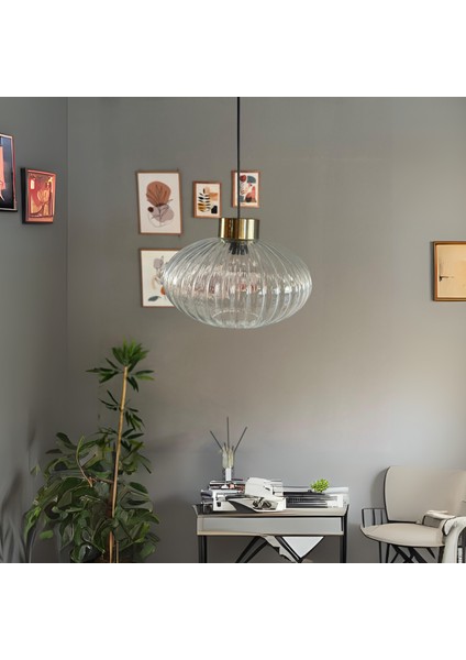 Elegant Şeffaf Cam Tekli Avize Plafonyer Rozans Başlık Sarkıt Lamba Restoran Salon Aydınlatma fırsatları