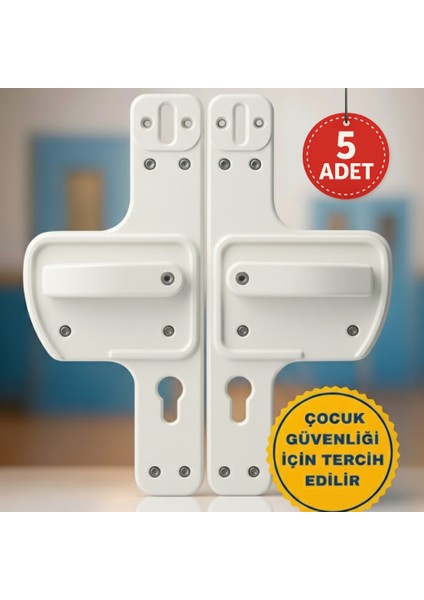 Kreş ve Okullar Için Çocuk Güvenliği Sunan Dayanıklı, Kırılmaz Bariyerli Kapı Kolu