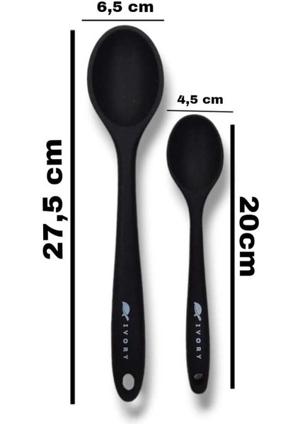2'li Silikon Kaşık Seti (20 - 27,5 Cm) Pembe fiyatları