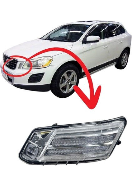 Volvo XC60 Gündüz LED Sol 2008-2013